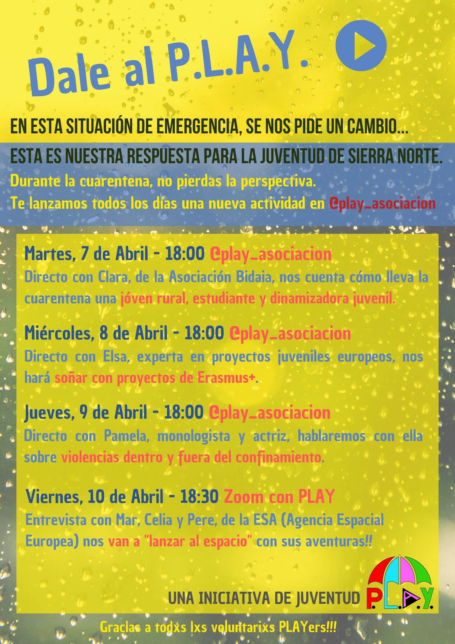Cartel Dale al PLAY semana2