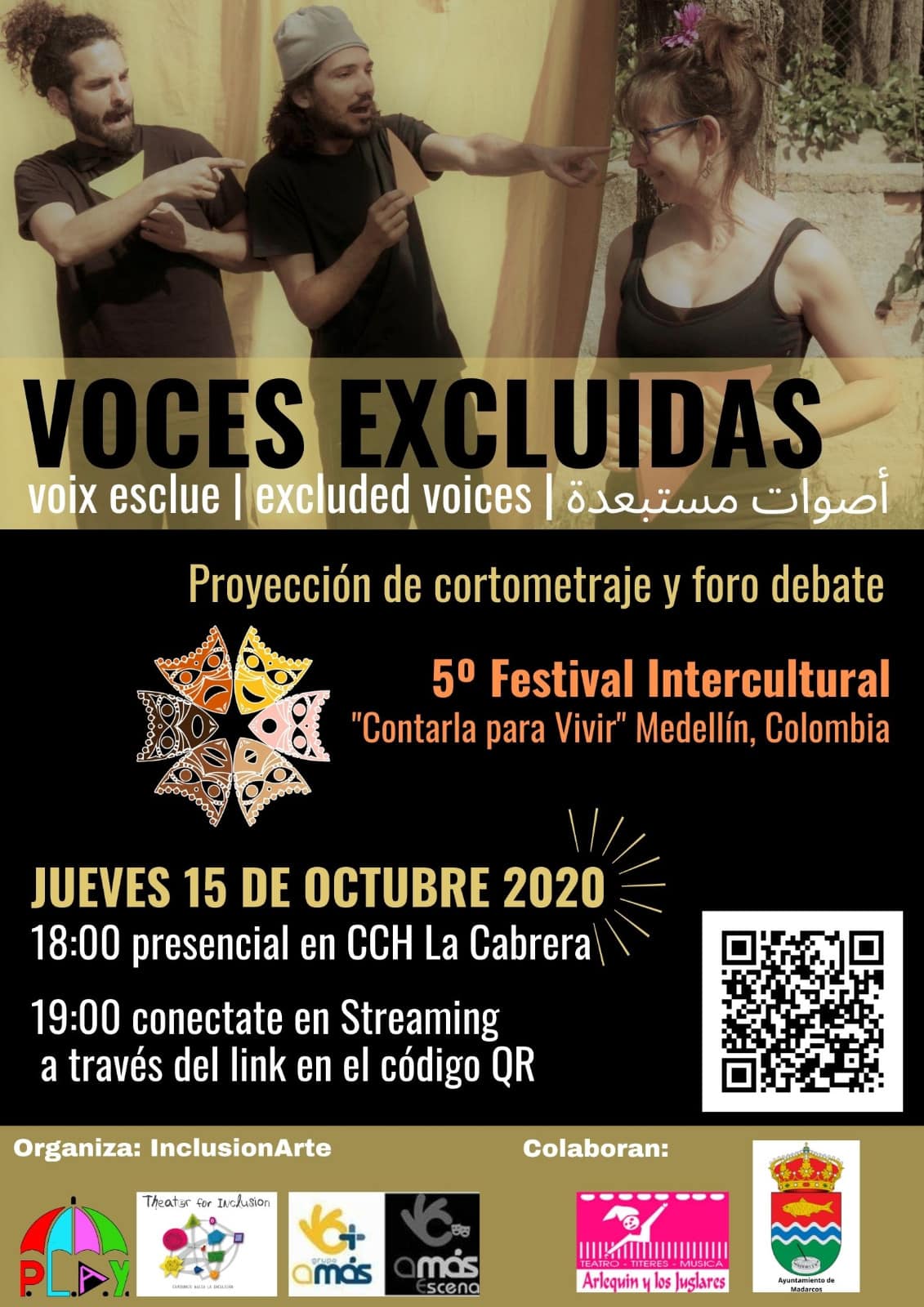 CARTEL VOCES EXLUIDAS "IN eSTREAMING"